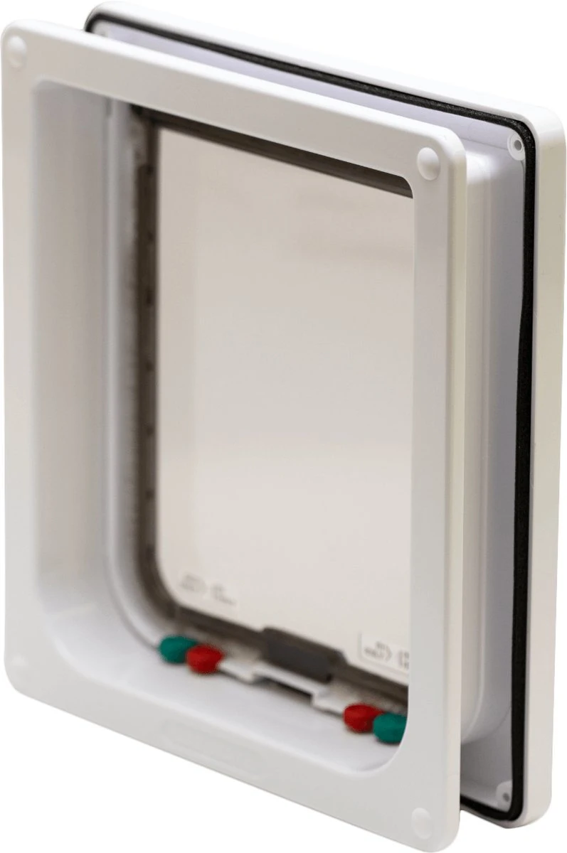 Cat Mate Kattendeur Groot Met Vierwegsluiting En Extra Vergrendeling - Wit 4 Cat Mate Kattendeur Groot Met Vierwegsluiting En Extra Vergrendeling - Wit - Afbeelding 2