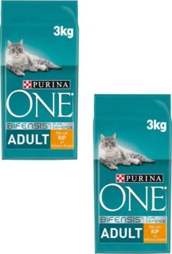 Purina One Adult Kip&Granen - Kattenvoer - 2 X 3 Kg -Kattenbenodigdheden 815x1200