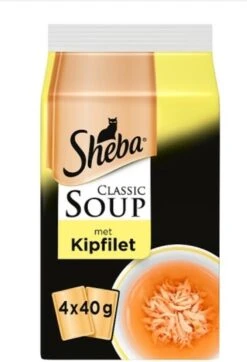 Sheba Soups Kip Multipack 4 X 40 Gr -Kattenbenodigdheden 818x1200 2