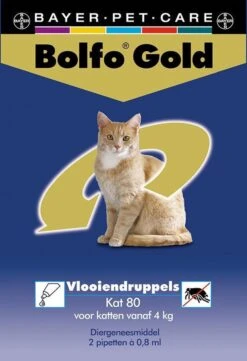 Bayer Bolfo Gold 80 Anti Vlooienmiddel - Kat - >4 Kg - 2 Pipetten 9 Bayer Bolfo Gold 80 Anti Vlooienmiddel - Kat - >4 Kg - 2 Pipetten -Kattenbenodigdheden 820x1200