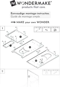 WONDERMAKE® Grote Kattenkast Houten Voor Kattenbak Kattentoilet, XL-kattenbak Dressoir Kastje Met Schuiflade, Designer Kattenhuis Met Kattenhol Kattenbakkast, Kasten Kast Voor Katten Binnen Hoog, 51 X 46 X 96 Cm, Wit -Kattenbenodigdheden 827x1200 4