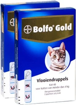 Bayer Bolfo Gold 40 Anti Vlooienmiddel - Kat - 0 Tot 4 Kg - 4 Pipetten 29 Bayer Bolfo Gold 40 Anti Vlooienmiddel - Kat - 0 Tot 4 Kg - 4 Pipetten -Kattenbenodigdheden 875x1200 1