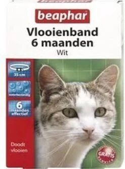 Beaphar Vlooienband - Wit - 1 Stuk -Kattenbenodigdheden 884x1200