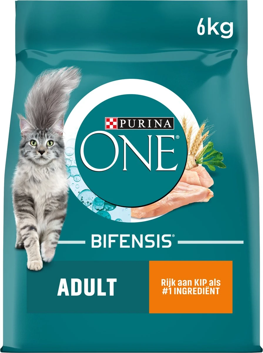 Purina ONE Adult - Kattenvoer Kip & Volkoren Granen - 6 Kg 3 Purina ONE Adult - Kattenvoer Kip & Volkoren Granen - 6 Kg