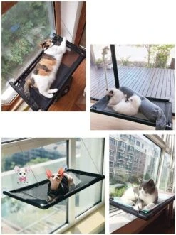 Kattenhangmat - Hangmat Kat- Kattenhangmat Raam – Kattenbed - Kattenhangmand - Kattenkussen -Kattenbenodigdheden 896x1200