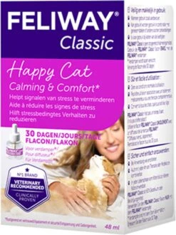 Feliway Classic - Navulling - 48 Ml - Anti-stress Kat 18 Feliway Classic - Navulling - 48 Ml - Anti-stress Kat -Kattenbenodigdheden 899x1200