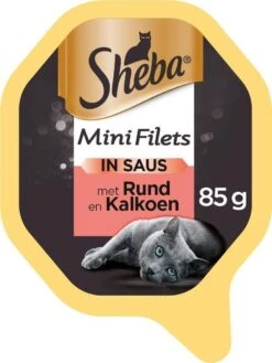 Sheba Mini Filets In Saus Katten Natvoer - Rund & Kalkoen - 22 X 85 Gr 7 Sheba Mini Filets In Saus Katten Natvoer - Rund & Kalkoen - 22 X 85 Gr -Kattenbenodigdheden 900x1200 1