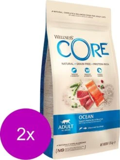 Wellness Core Grain Free Cat Ocean Zalm&Tonijn - Kattenvoer - 2 X 1.75 Kg -Kattenbenodigdheden 900x1200 3