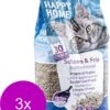 Happy Home Clumping Clean - Kattenbakvulling - 3 X 20 L 1 Happy Home Clumping Clean - Kattenbakvulling - 3 X 20 L -Kattenbenodigdheden 916x1200 1