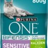 Purina One Sensitive - Kalkoen/Rijst - Kattenvoer - 800 G -Kattenbenodigdheden 922x1200 3