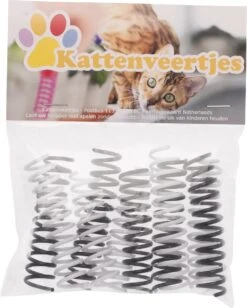 Kattenveertjes Klein - 10 Stuks | Zwart Wit | Kattenspeeltjes | Kattenspeelgoed -Kattenbenodigdheden 961x1200 2