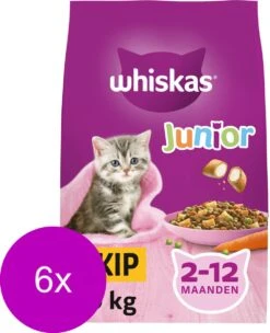 Whiskas Junior - Kattenbrokken - Kip - Zak 6 X 1,9 Kg -Kattenbenodigdheden 975x1200 2