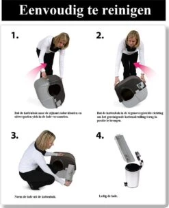 Omega Paw Zelfreinigende Kattenbak L - Zwart 9 Omega Paw Zelfreinigende Kattenbak L - Zwart -Kattenbenodigdheden 978x1200