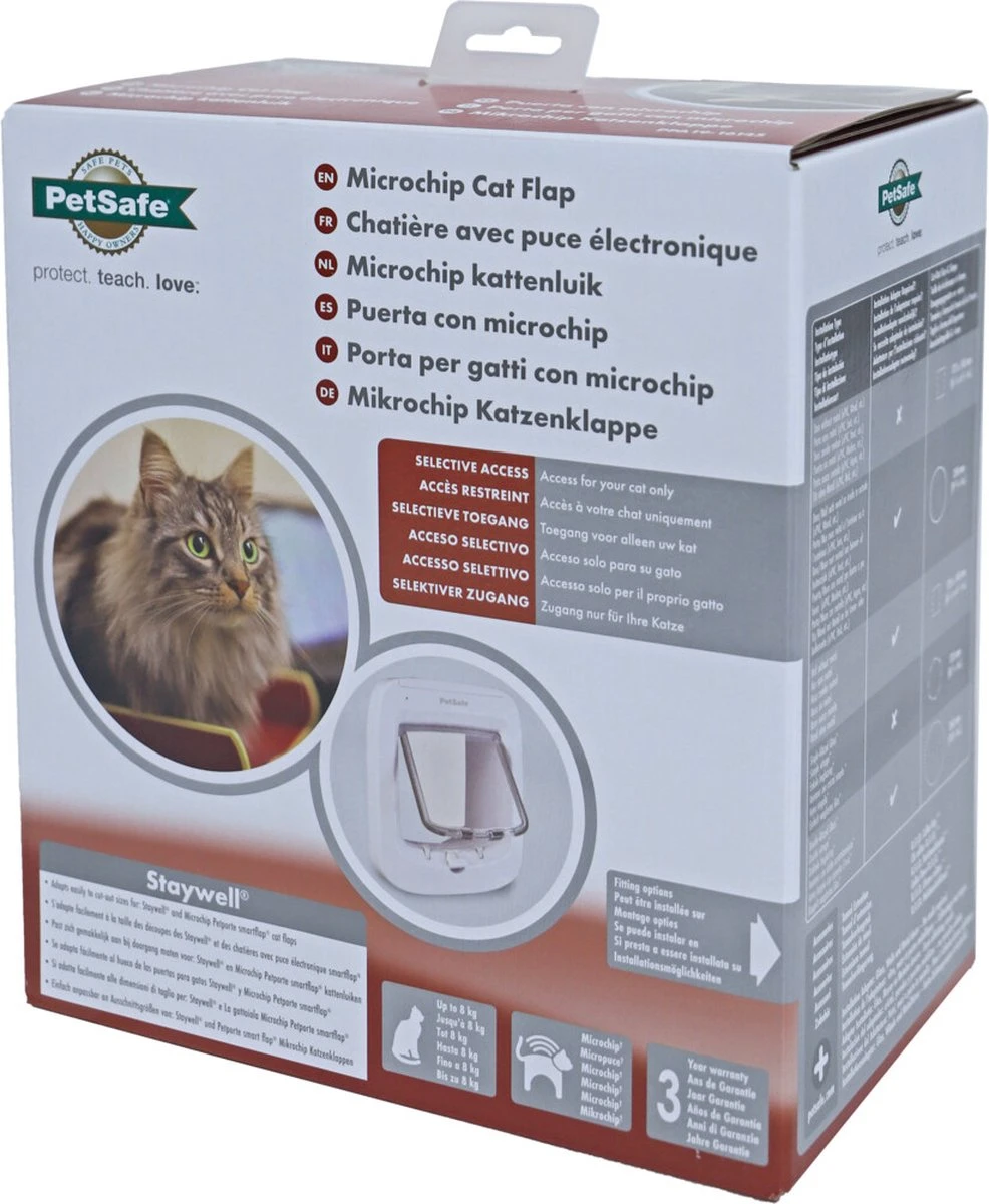 PetSafe Microchip - Wit - Kattenluik - 12,2 X 23,9 15 PetSafe Microchip - Wit - Kattenluik - 12,2 X 23,9 - Afbeelding 13