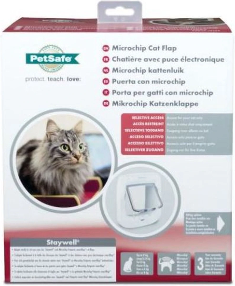 PetSafe Microchip - Wit - Kattenluik - 12,2 X 23,9 21 PetSafe Microchip - Wit - Kattenluik - 12,2 X 23,9 - Afbeelding 19